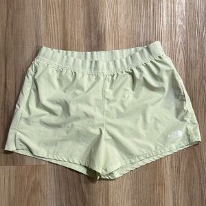 THE NORTH FACE Pale Green Athletic Shorts- Size Medium. EUC.